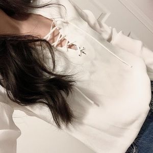 Aritzia Long Sleeve Blouse (XXS)